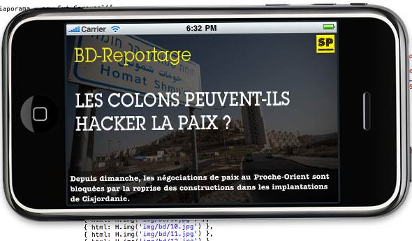 Cliquez pour accéder au widget (sur Google Chrome)